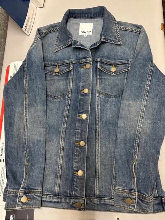 DU/ER Other - DU/ER Men's Blue Denim Jacket - Classic Trucker Style